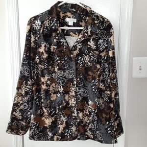 CJ Banks floral jacket, 2X